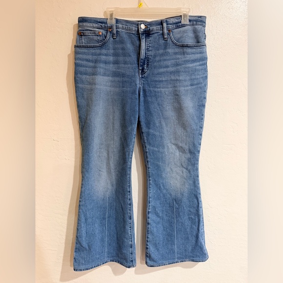Madewell Classic Blue The Flea Market Flare Jean Size 32 Women's